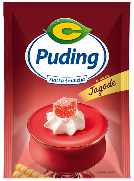 Puding sa ukusom jagode